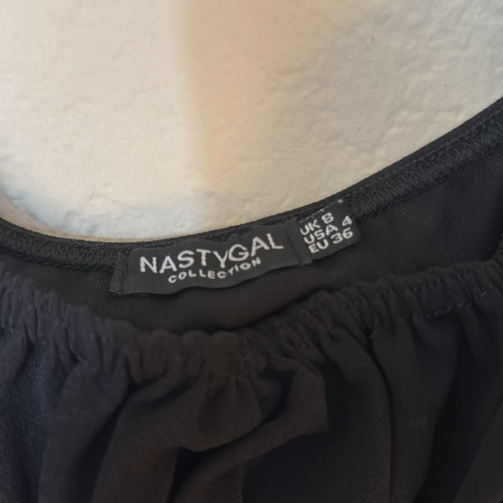 Square Were You Puff Sleeve Crop Top T17 - Picture 6 of 6